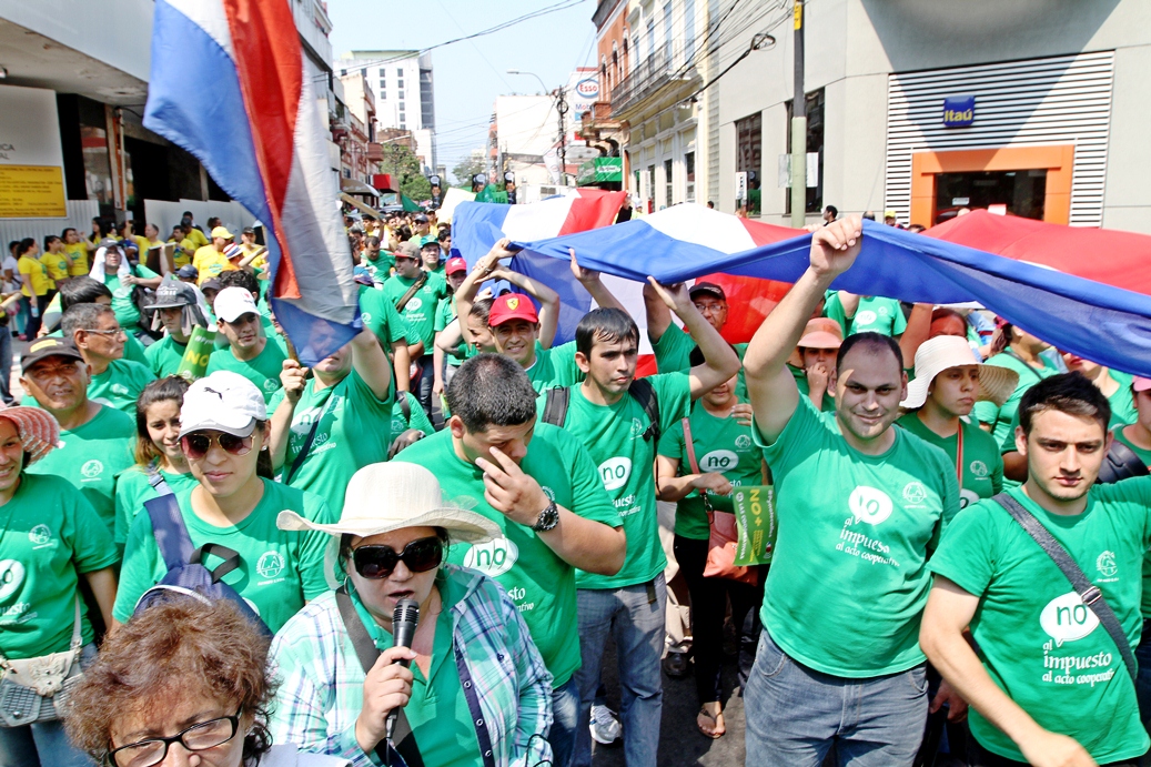 manifetacion cooperativas