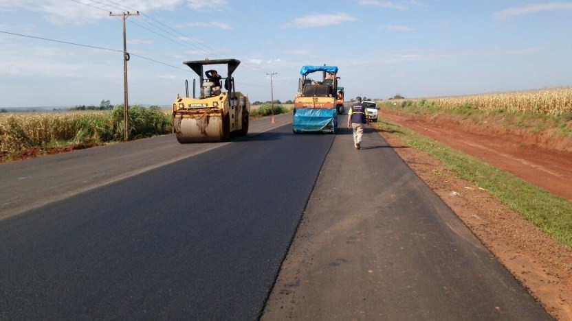 Obras en Cruce Guaraní-Corpus Christi-Pindoty Porá_MOPC