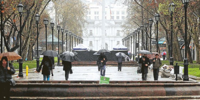 Precipitaciones en la zona central