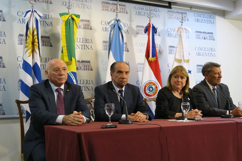 cancilleres en reunion- Mercosur