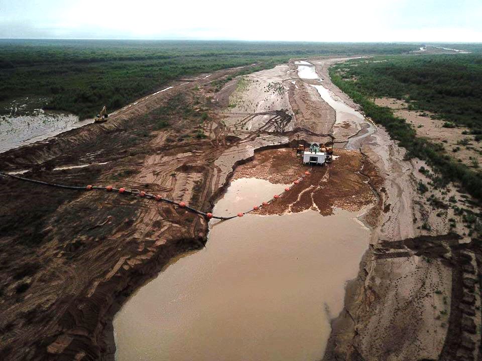 draga en la embocadura