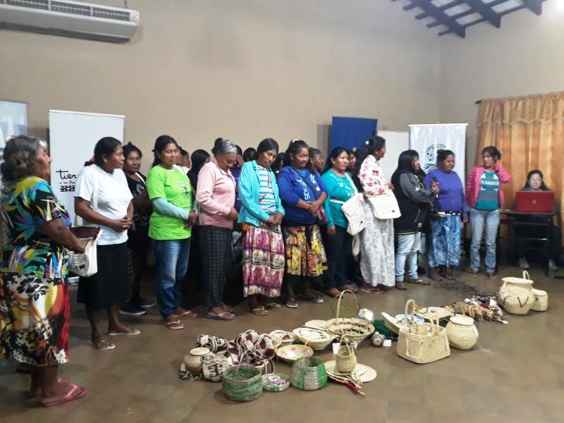 Artesanía Indigena. Cestería Canastos