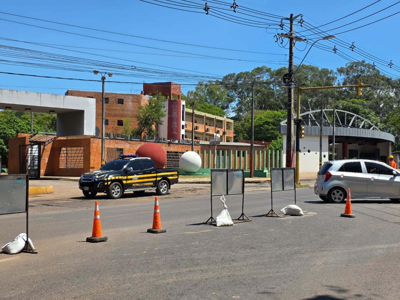 zonas campus de la UNA- Mariscal Lopez