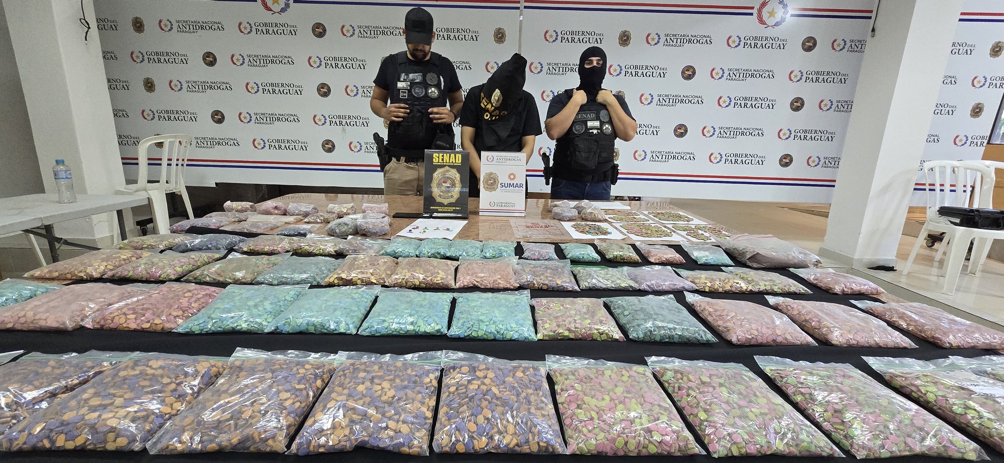 senad.éxtasis.drogas.microtráficourbano.paraguay