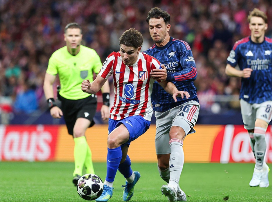 Atlético de Madrid y Arsenal no se sacaron diferencia, dejando todo para el partido de vuelta