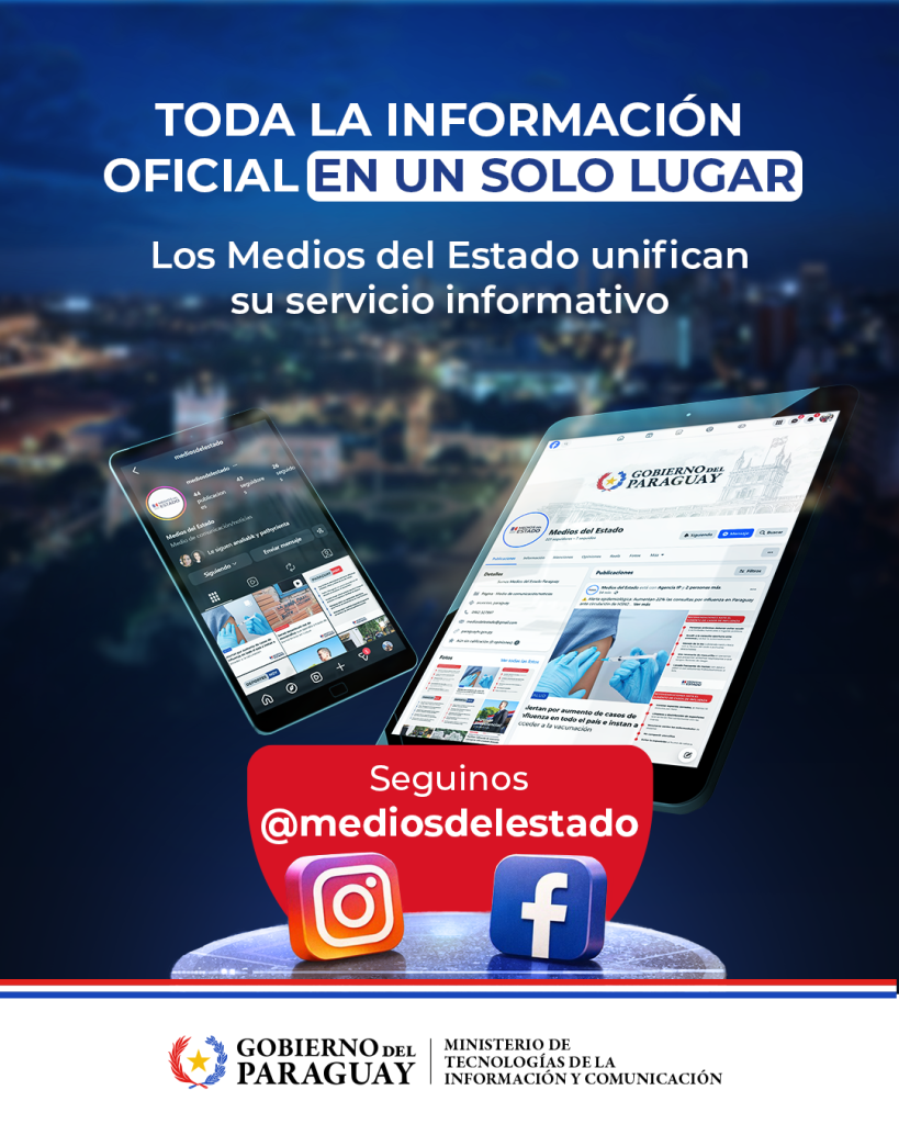 Paraguay TV, Radio Nacional y Agencia IP consolidan su identidad bajo la marca Medios del Estado