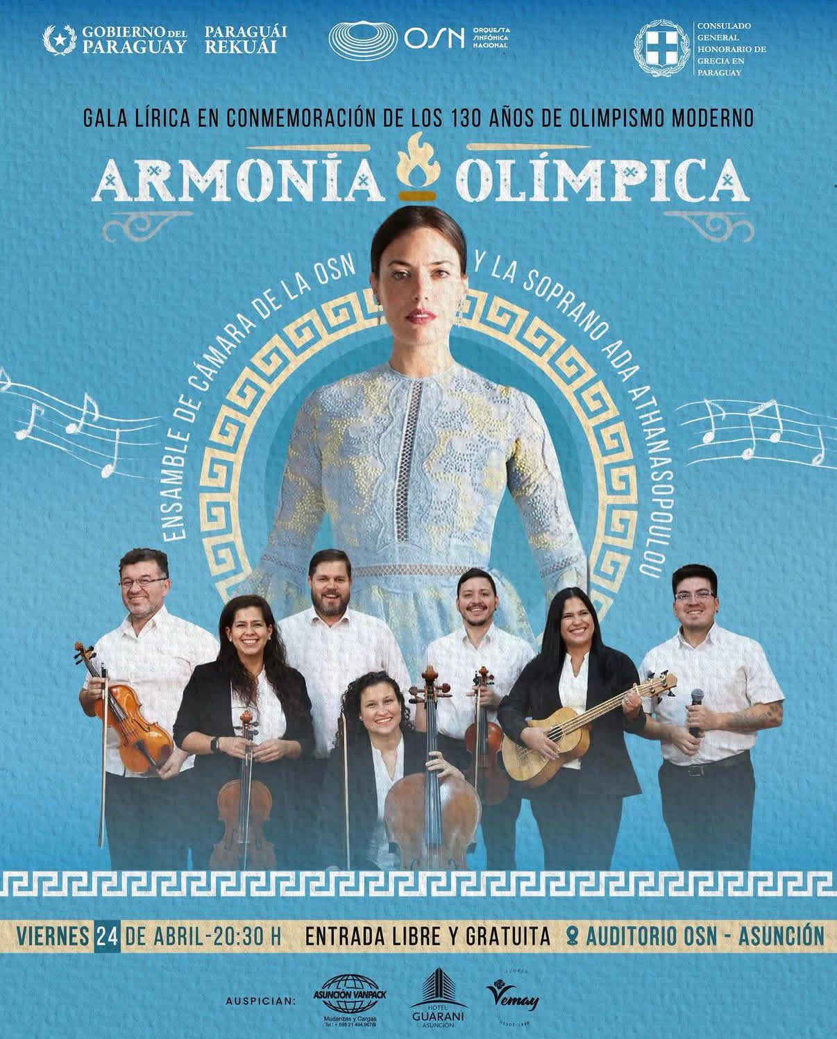 La Orquesta Sinfónica Nacional celebra la Semana del Olimpismo 2026 con concierto gratuito