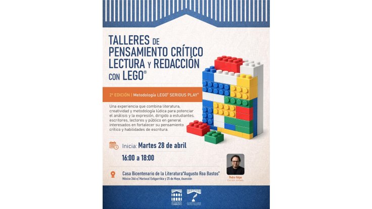 Lanzan nueva edición de talleres de lectura y escritura con metodología LEGO en Asunción