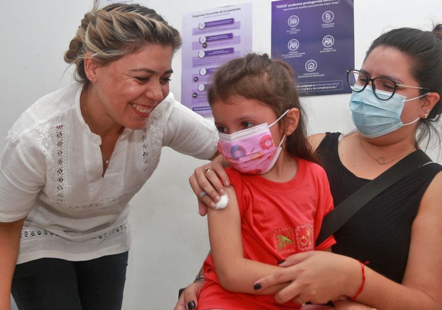 Vacuna contra el sarampión inmuniza a más del 60% de niños y niñas de 1 a 5 años