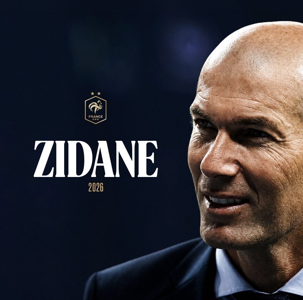 Zinédine Zidane como nuevo entrenador de la selección de Francia Zinédine Zidane como nuevo entrenador de la selección de Francia