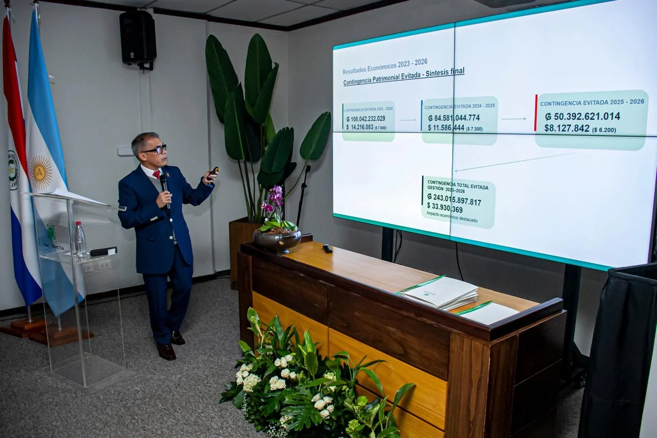 yacyretá rescate financiero operativo e institucional