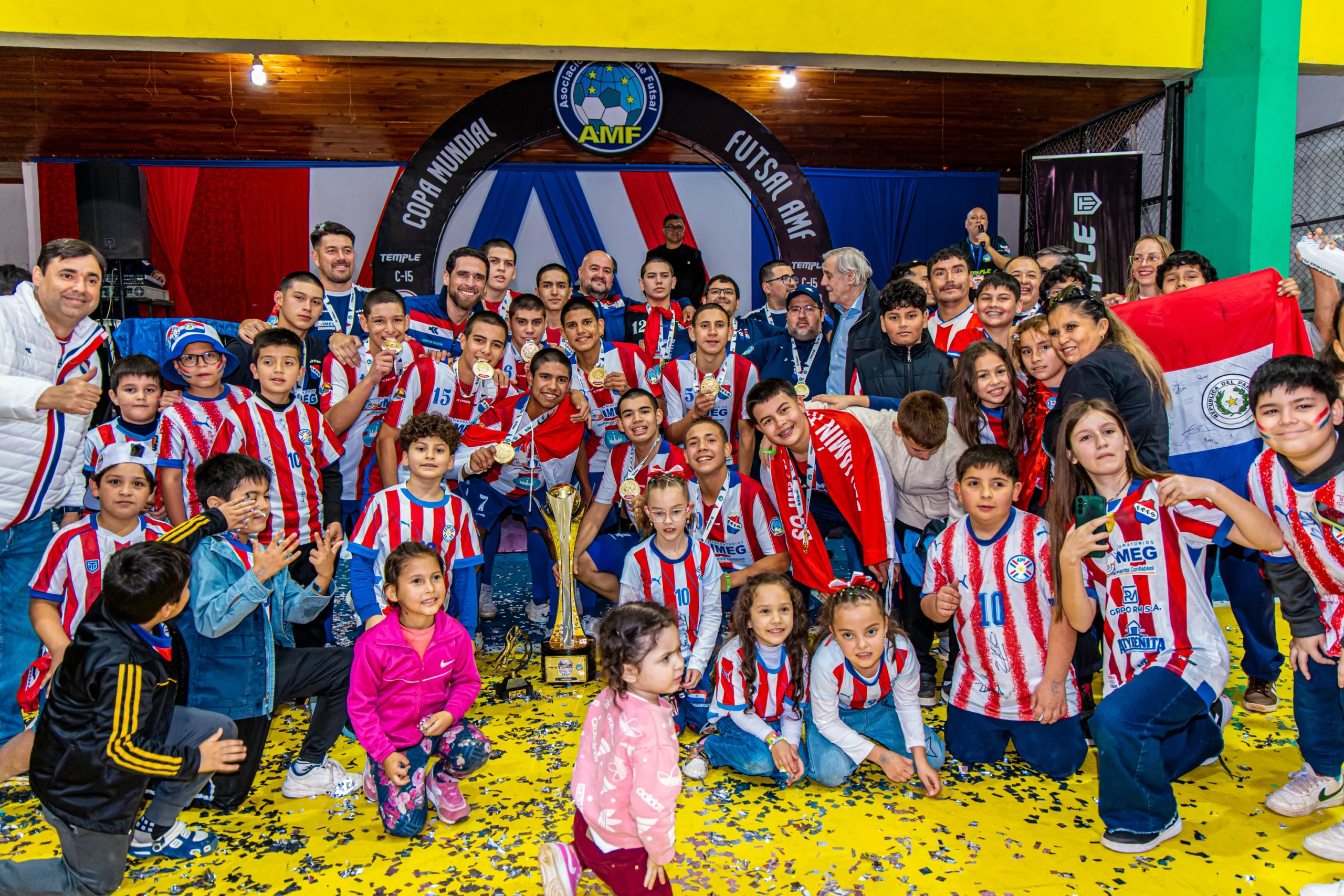 paraguay campeón del mundo mundial infantil de salonismo sub 15